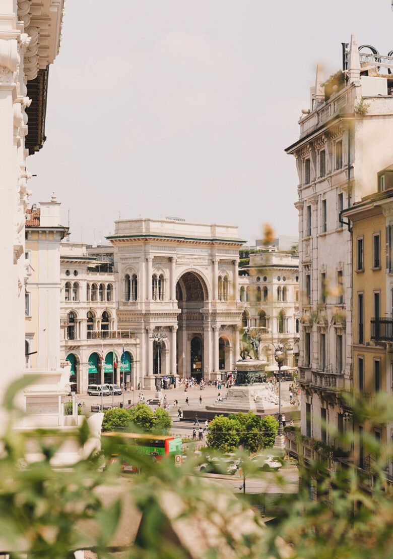 Vista su Milano da una delle camere del Matilde Boutique Hotel