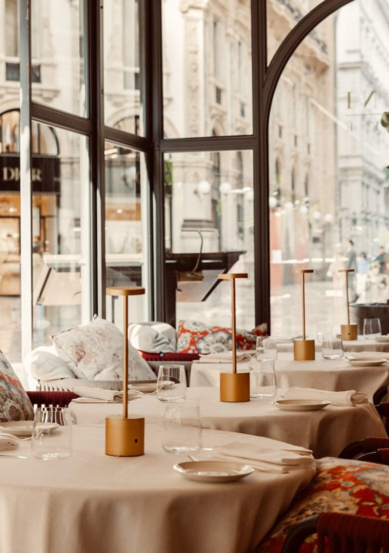 Foto dell'interno del ristorante Savini Milano.