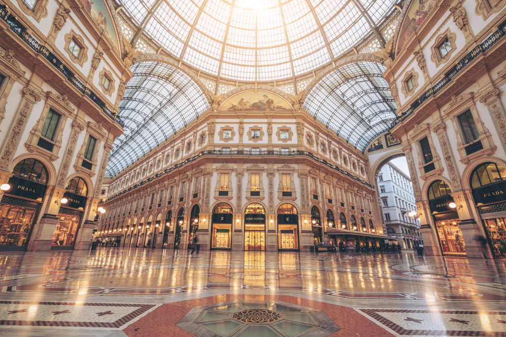 Foto della Galleria Vittorio Emanuele di Milano
