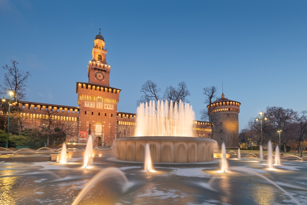 Foto del castello Sforzesco