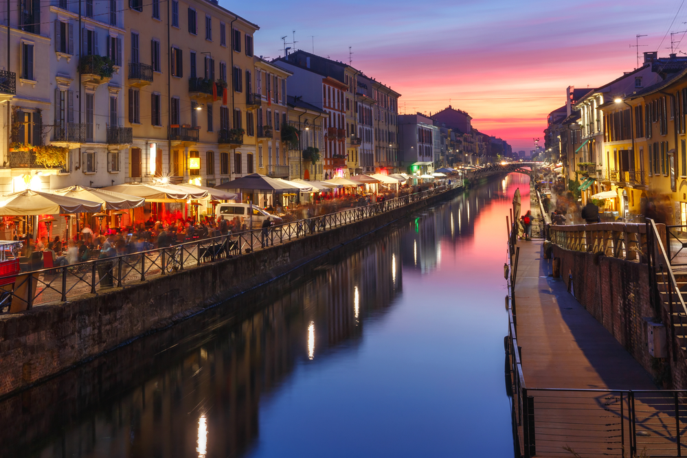 Foto del Naviglio Canal Grande